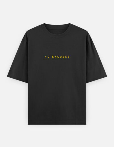 img_3b6f3b6b1fe00a.jpg No Excuses | Unisex Oversized Classic T-Shirt