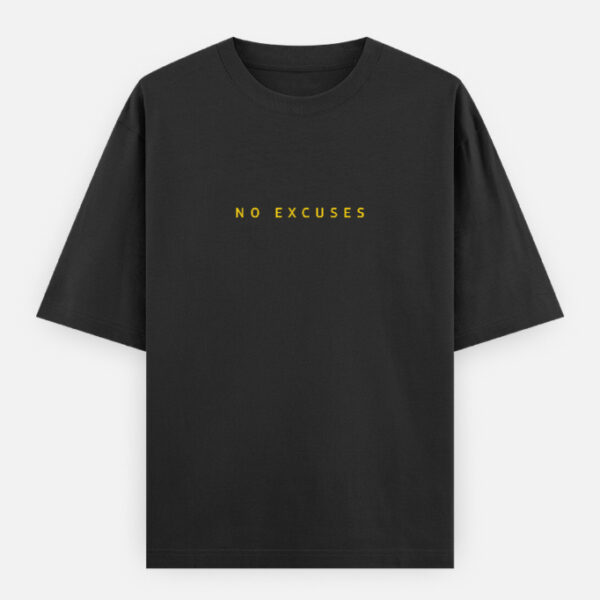 img_3b6f3b6b1fe00a.jpg No Excuses | Unisex Oversized Classic T-Shirt